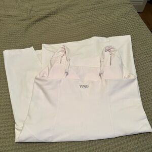 YPB White Activewear Set